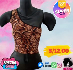 side image for Top Tarzan Animal Print T/ Standar  - 1