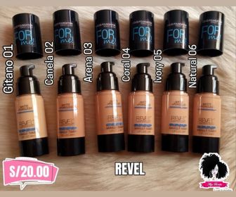 side image for Base Matte FIT ME Revel - vidrio - 1