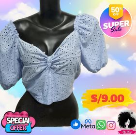 side image for Blusa para dama perlas T/M - 1