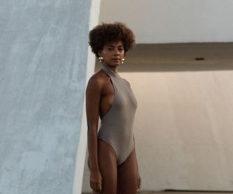 side image for Maiô gola alta - tamanho P / SIZE S - 3