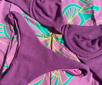 side image for Top meia taça e calcinha asa delta - tamanho GG (top) e G (calcinha) / SIZE XL (for top) and L (for panties) - 2