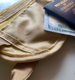 side image for Beige Money belt  - 1