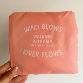 side image for Bolso plegable / Rosa salmón - 1