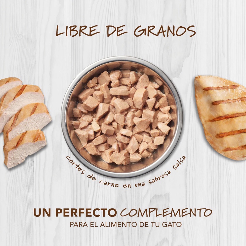 Alimento húmedo healthy cravings pollo