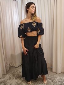 side image for Saia Plissada Paty  - 1