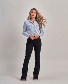 side image for Camisa Jeans Basic - 2
