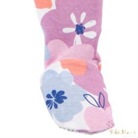 side image for Macacão Pijama Antiderrapante by Carter's - Floral Lilás - 1