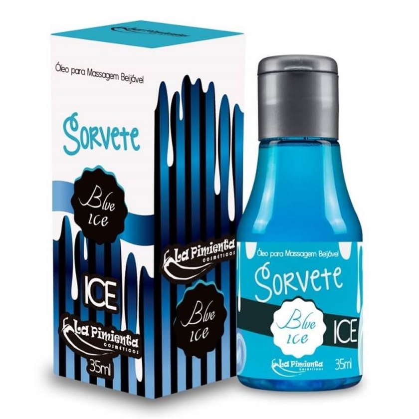 Gel Beijável Sorvete Blue Ice 