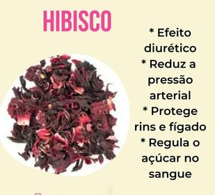 side image for Chá verde com hibisco  - 1