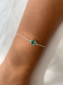 side image for Pulseira pedra oval turmalina Helena - 1