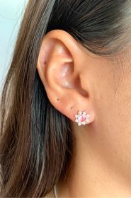 side image for Conjunto coração rosa Yara - 1