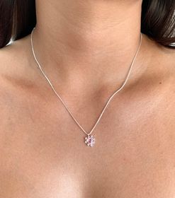 side image for Conjunto coração rosa Yara - 2