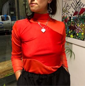 side image for Polera Traslúcida  - 4