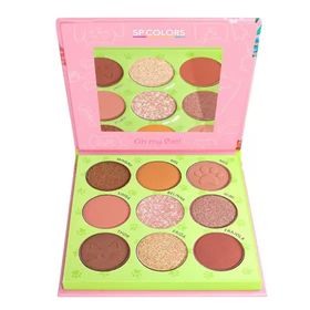 side image for Box de Paleta de Sombras Miaus Cats SP Colors - 12und - 2
