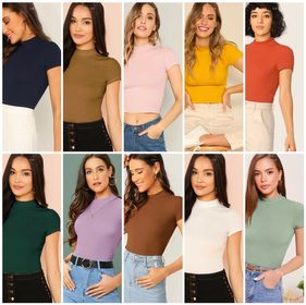 side image for Blusa básica cuello tortuga - 1