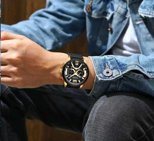 side image for CURREN 8329 GOLDEN BLACK - 1
