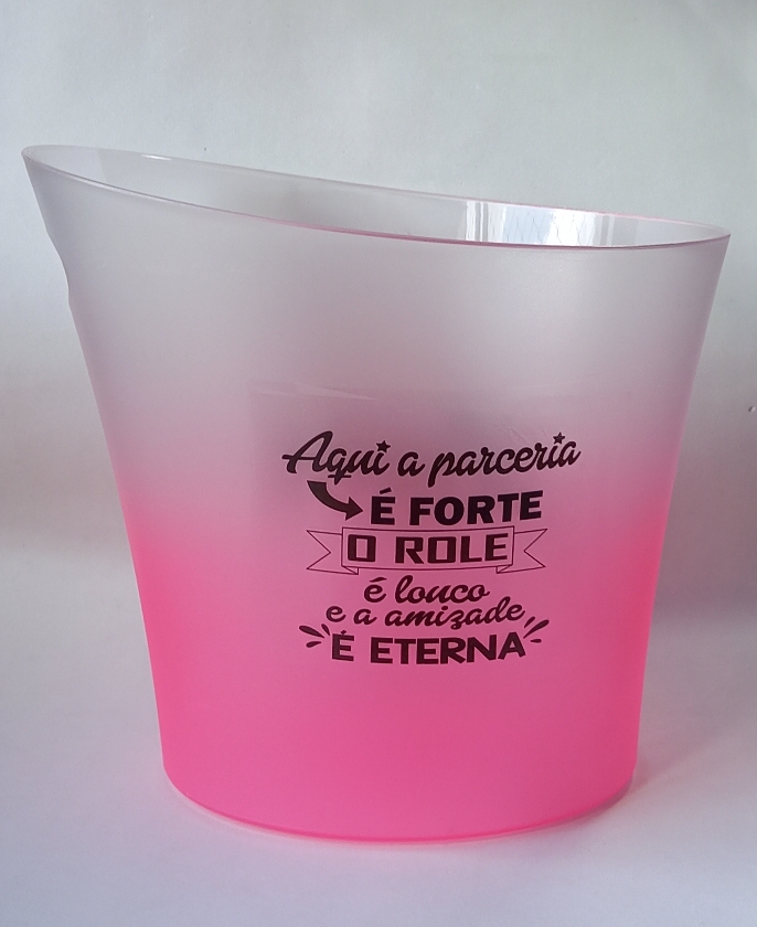 Balde Degradê Rosa 