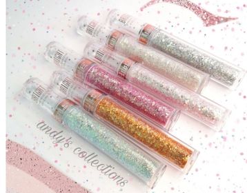 side image for Delineador glitter de ojuelas grandes - 1