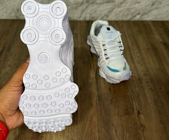 side image for Nike Shox 12 molas camaleão branco  - 3
