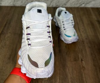 side image for Nike Shox 12 molas camaleão branco  - 2