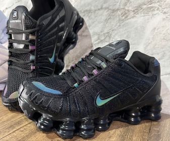 side image for Nike Shox 12 molas camaleão preto  - 4