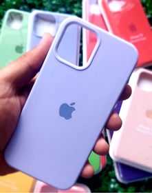 side image for Capinhas de iPhone Silicone Premium e Interior Aveludada - Cores Sortidas   - 2