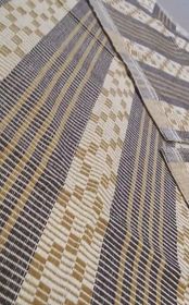side image for Kit de passadeira damasco bege com marrom - 2