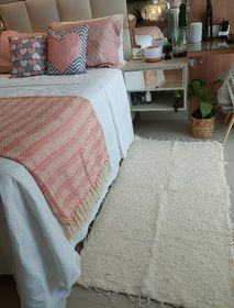 side image for Beira cama Careca algodão cru - 3