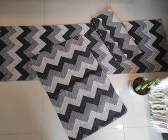side image for Kit Passadeira Chevron Preto - 3