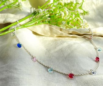 side image for Choker colors com zircônia  - 1