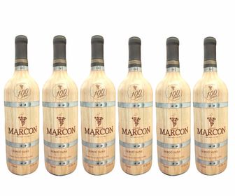side image for Kit 06 Vinhos Bordô Suave 100 anos Marcon 750Ml - 1