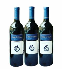 side image for Kit 06 Vinhos Bordô Seco Cave D'Marc 750Ml - 1