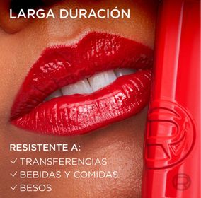 side image for L'Oréal Paris Infallible Lacque Resistance Liquid Lipstick labial liquido con brillo laqueado de larga duracion - 1