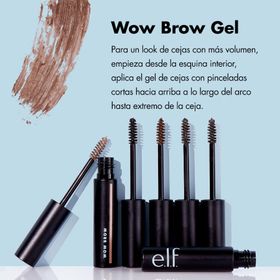 side image for Elf wow brow tinte gel de cejas con color es un híbrido de cera y gel con color diseñado para dar volumen, fijar y rellenar las cejas logrando un aspecto natural - 1