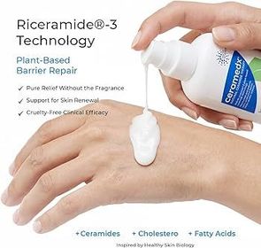 side image for Ceramedx Facial Lotion Crema ultraligera para Hidratar, restaurar y proteger la piel - 1