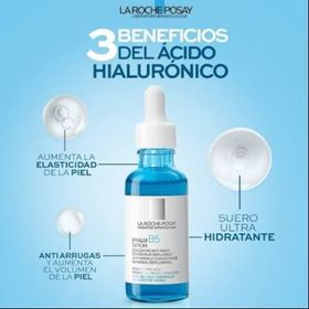 side image for La Roche Posay Hyalu B5 Serum es un suero dermatológico antiarrugas diseñado para hidratar profundamente, rellenar líneas de expresión y reparar la barrera cutánea - 1