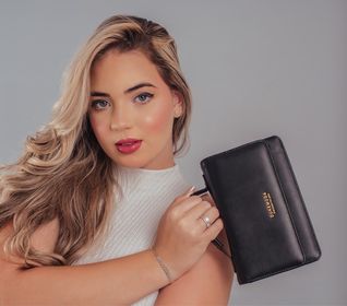 side image for Bolsa carteira Dukemoda preta - 1