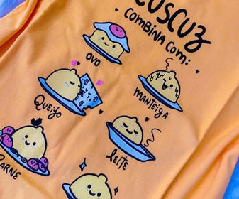 side image for T-shirt cuscuz  - 1