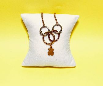 side image for Collar aritos y Ositos - Dorado - 1