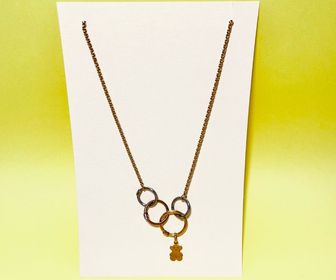 side image for Collar aritos y Ositos - Dorado - 2