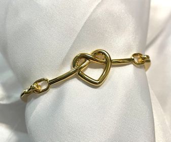 side image for PULSEIRA CORAÇÃO OURO 68MM - 2