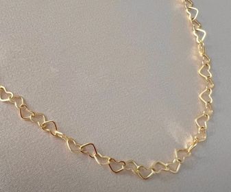 side image for CHOKER CORAÇÃO VAZADO  - 2