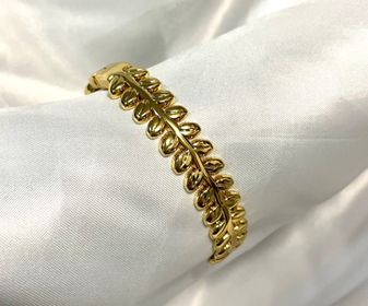 side image for PULSEIRA RAMO DE FOLHAS OURO  - 2