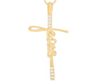 side image for COLAR VENEZIANA C/PINGENTE JESUS  - 1