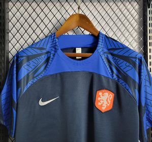 side image for Camisa Holanda Treino Azul 22/23 - 1