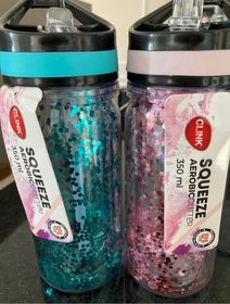 side image for Garrafa Squeeze Glitter 350ml - 2