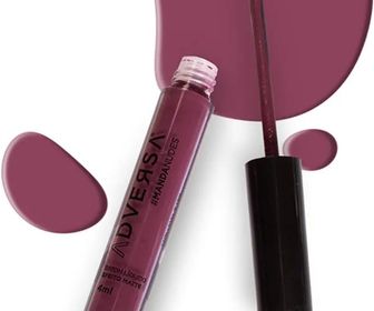 side image for Batom Líquido Matte Adversa Coleção Manda Nudes - Cor #hojetem - 2