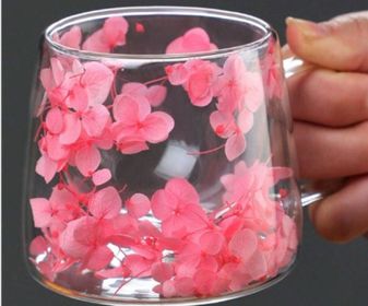 side image for Taza con flores - 1
