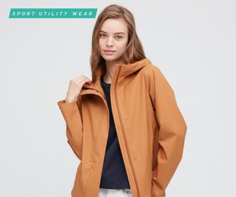 side image for PARKA BLOCKTECH AZUL MARINO TALLA L CAPUCHA MUJER - 4