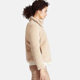 side image for CHAQUETA AZUL MARINO TALLA M POLAR MUJER - 2